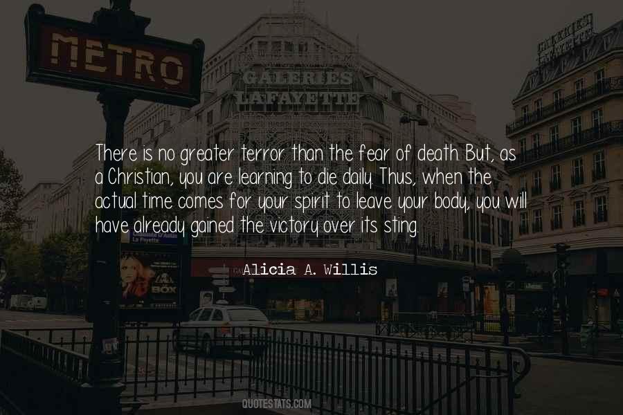 Quotes About The Fear Of Death #1110395