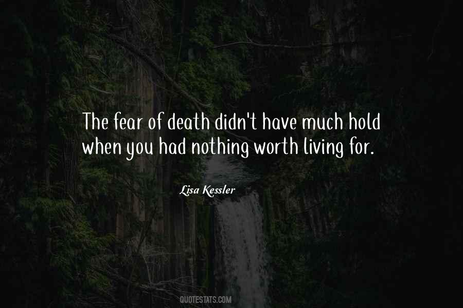 Quotes About The Fear Of Death #156121