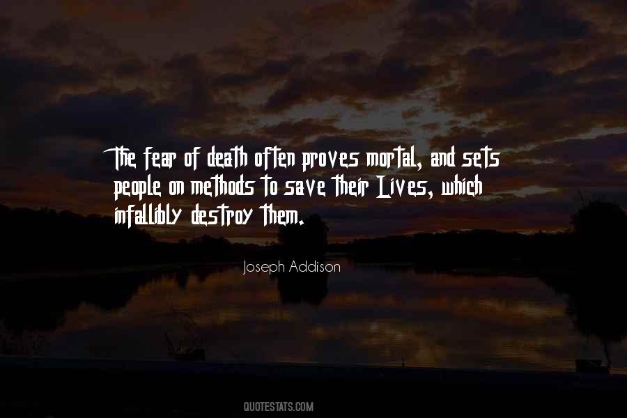 Quotes About The Fear Of Death #1684395