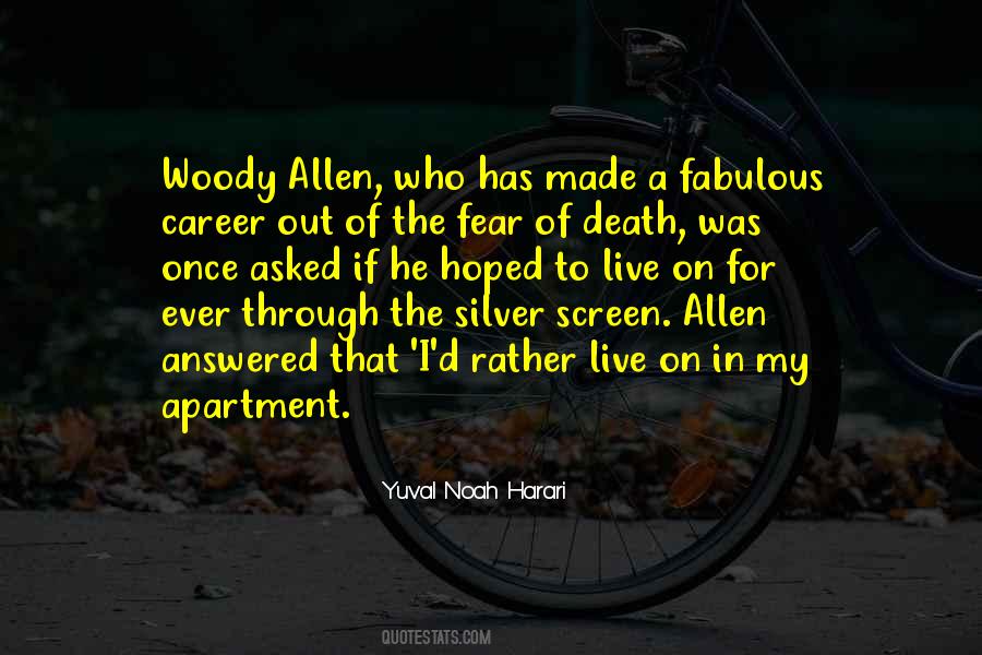 Quotes About The Fear Of Death #265544