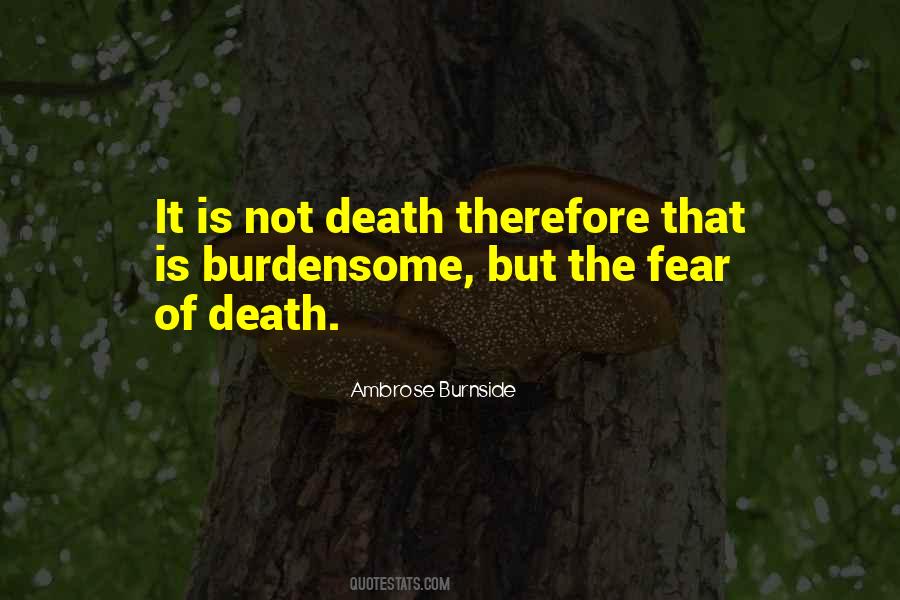 Quotes About The Fear Of Death #364484