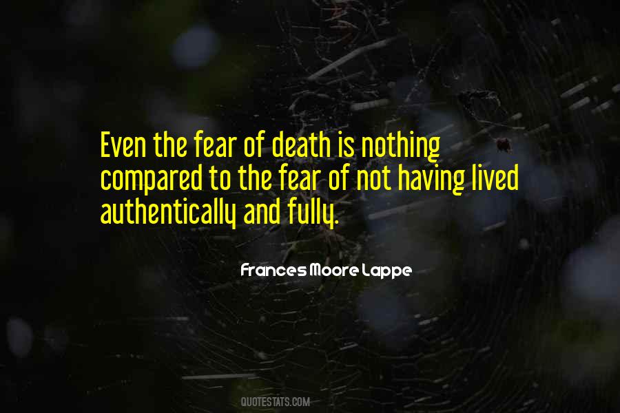 Quotes About The Fear Of Death #70