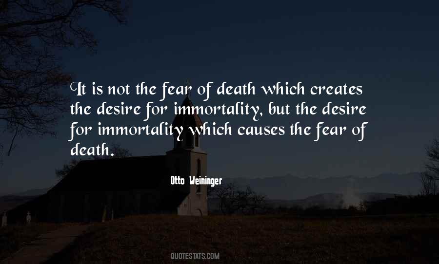 Quotes About The Fear Of Death #839861