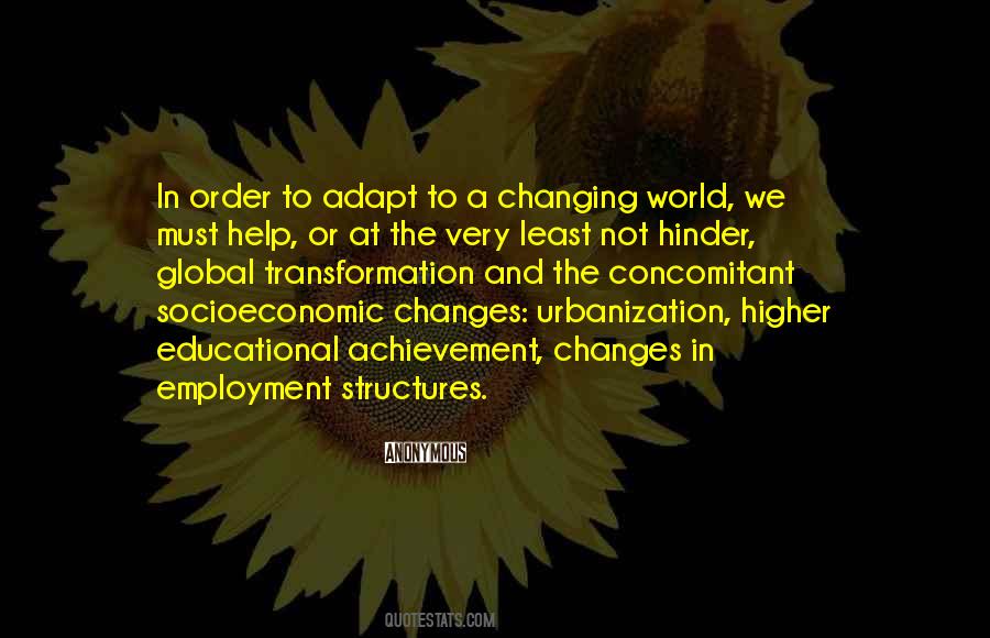 Adapt To Changes Quotes #974903