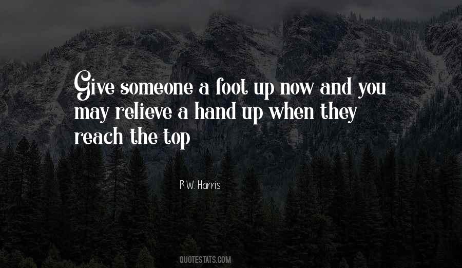 Give Someone A Hand Quotes #822880