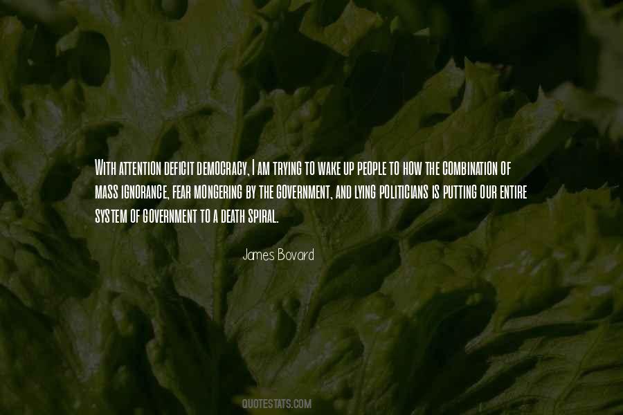 Fear Government Quotes #1657695