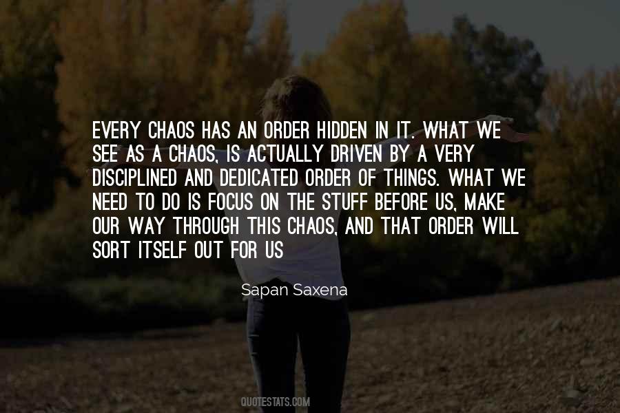 Through Chaos Quotes #110567