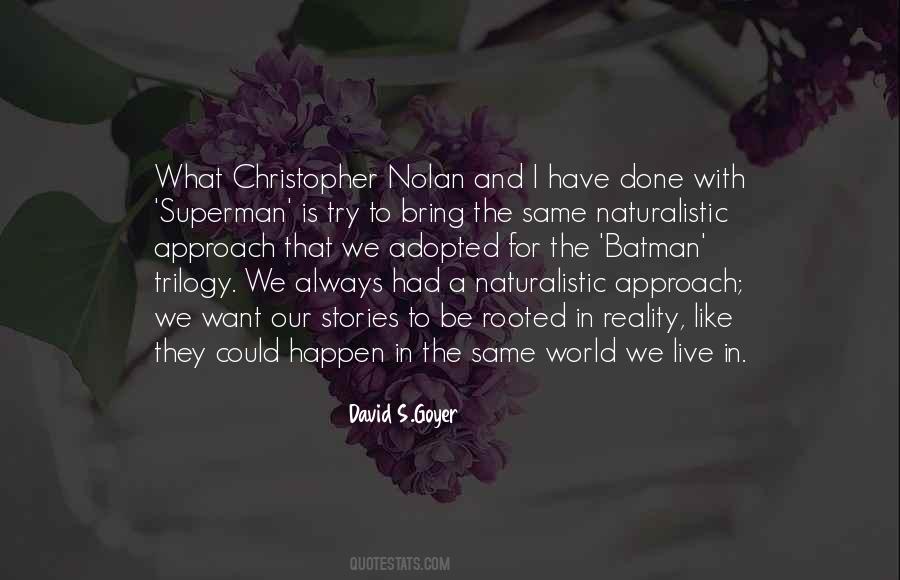 Our Stories Quotes #1216102