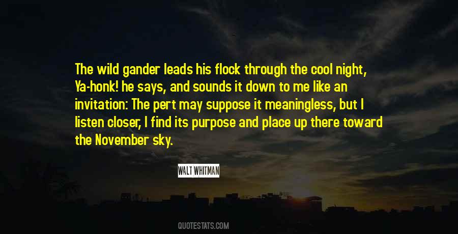 Gander Quotes #1098319