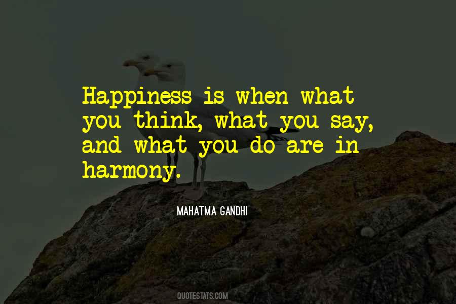 Gandhi Happiness Quotes #41410