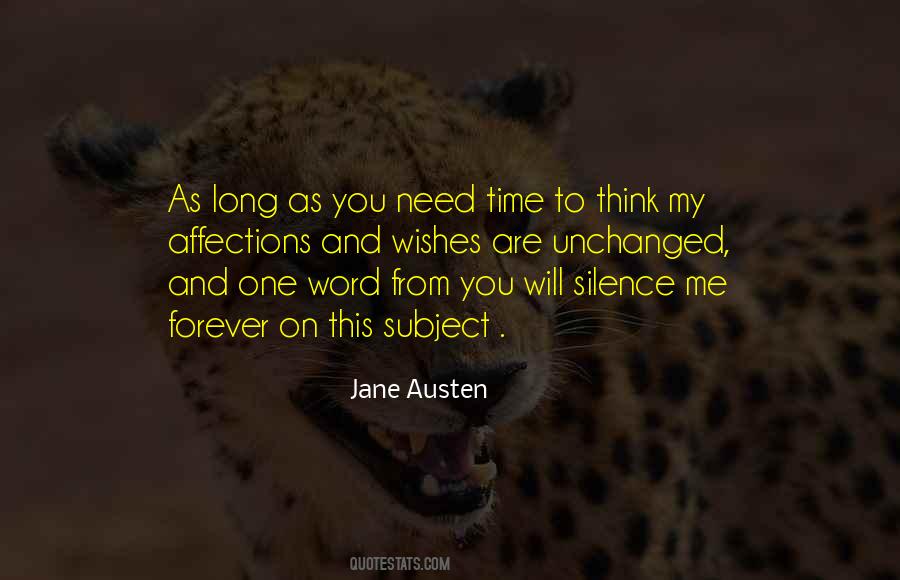 Forever Is A Very Long Time Quotes #309090