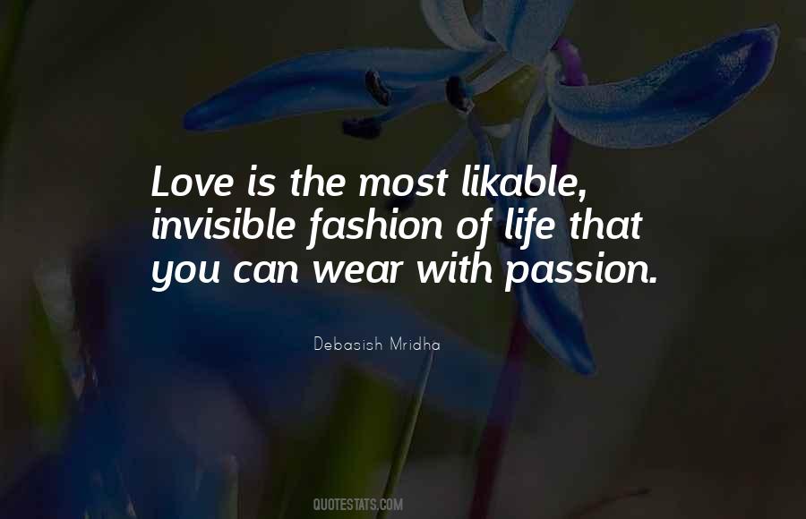 Passion For Fashion Quotes #850729