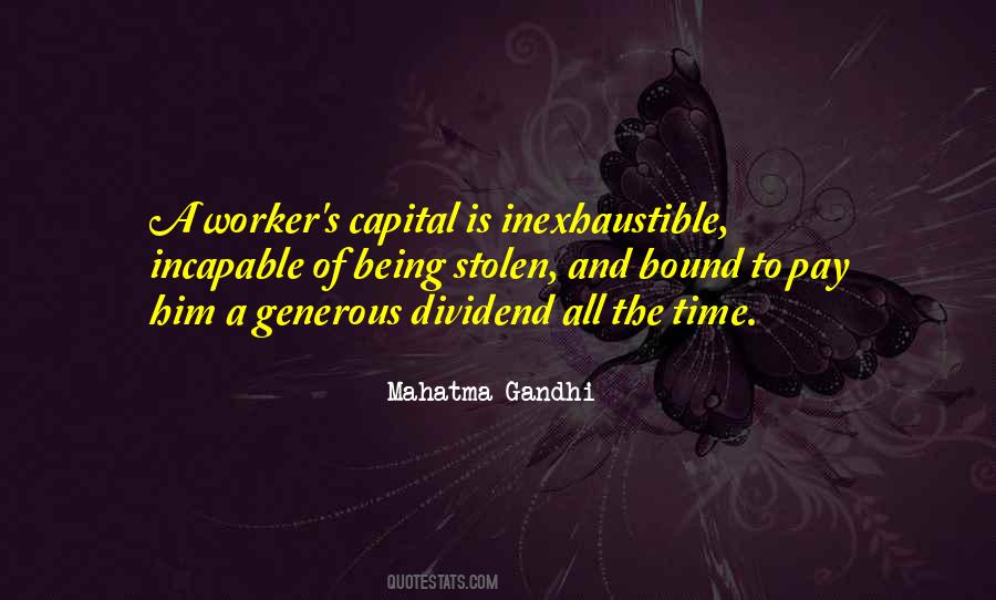 Gandhi's Quotes #111136