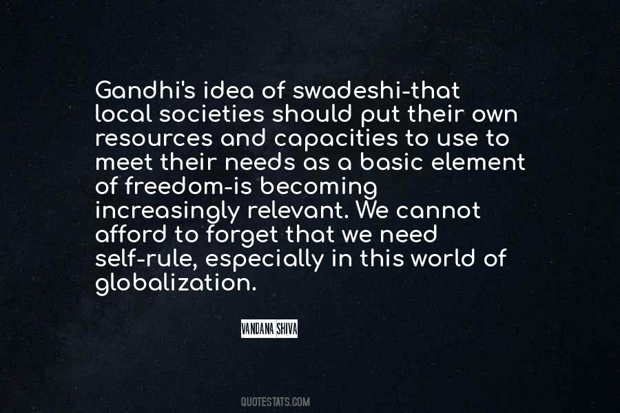 Gandhi's Quotes #1409023