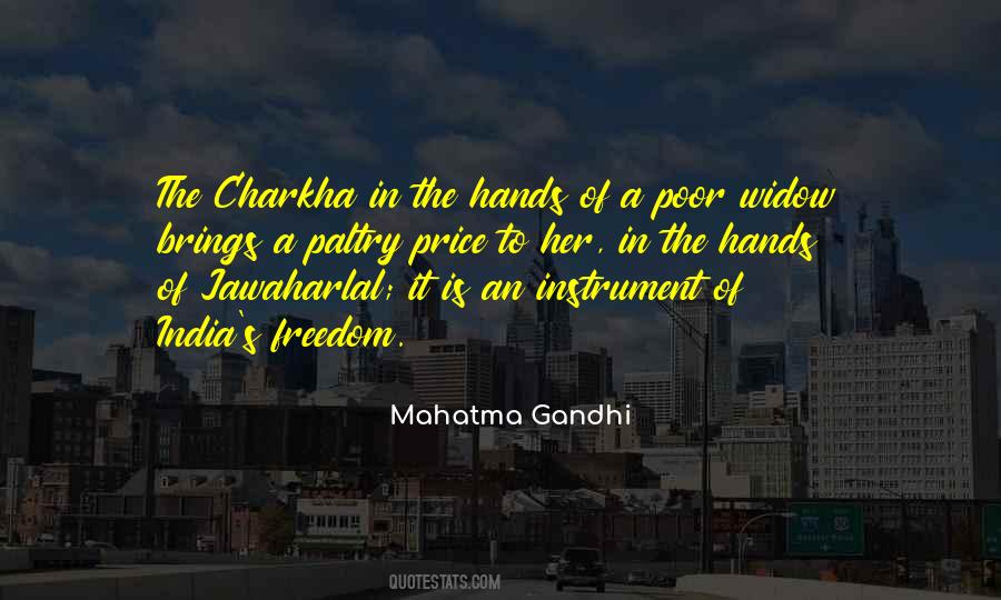 Gandhi's Quotes #214298