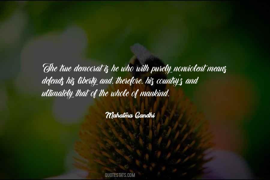 Gandhi's Quotes #236907