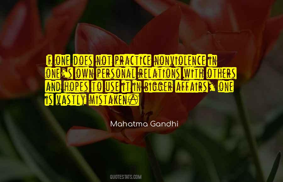 Gandhi's Quotes #437988