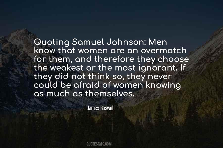 Knowing Your Weakness Quotes #1280365