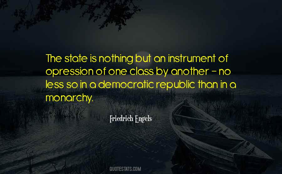 Quotes About A Democratic Republic #296472
