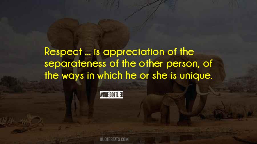 She Is Unique Quotes #1406607
