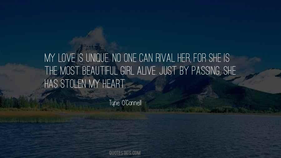 She Is Unique Quotes #1513624