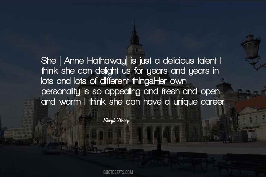 She Is Unique Quotes #636126