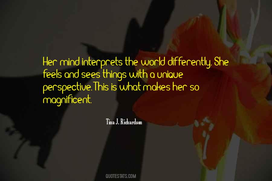 She Is Unique Quotes #74863