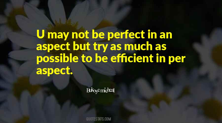 Be Efficient Quotes #1525369