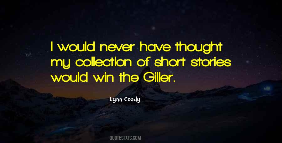 Never Would I Have Thought Quotes #19624