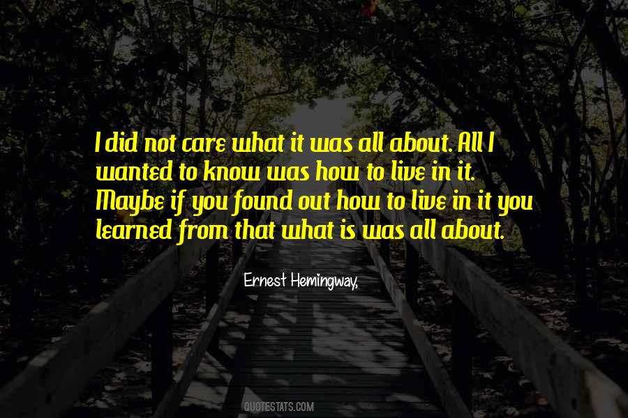 What I Learned From You Quotes #1593653