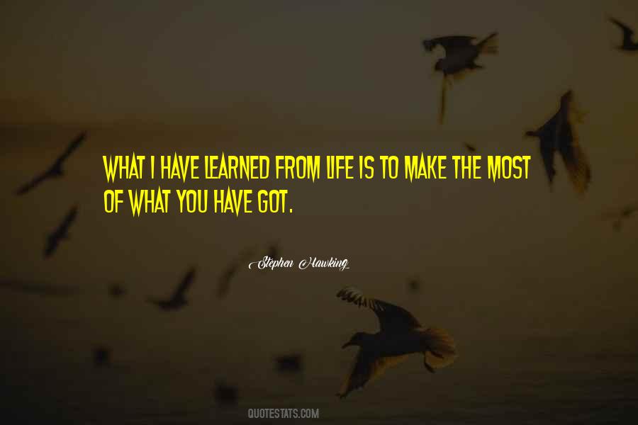 What I Learned From You Quotes #1639953