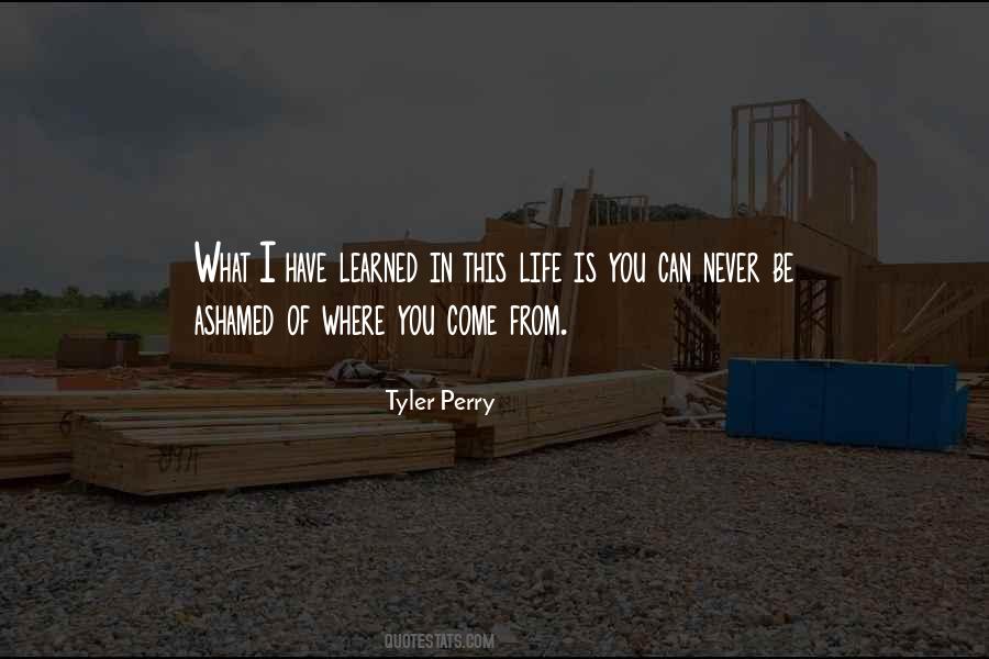 What I Learned From You Quotes #817278