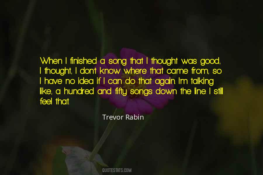 A Good Line Quotes #1172555