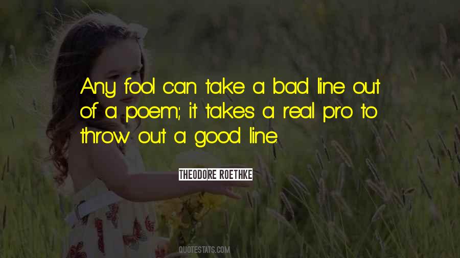 A Good Line Quotes #1250413