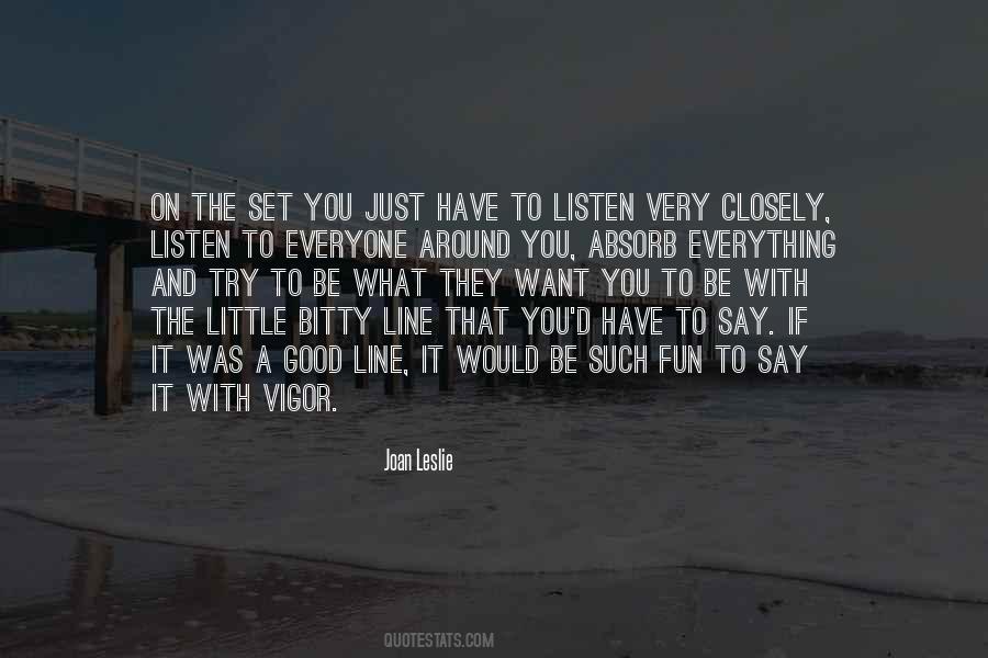 A Good Line Quotes #1568204