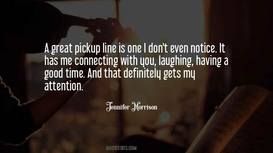 A Good Line Quotes #431880