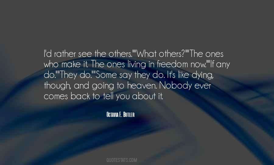 What You Do Comes Back Quotes #1461396