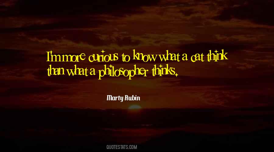 Cat Thinking Quotes #1136730
