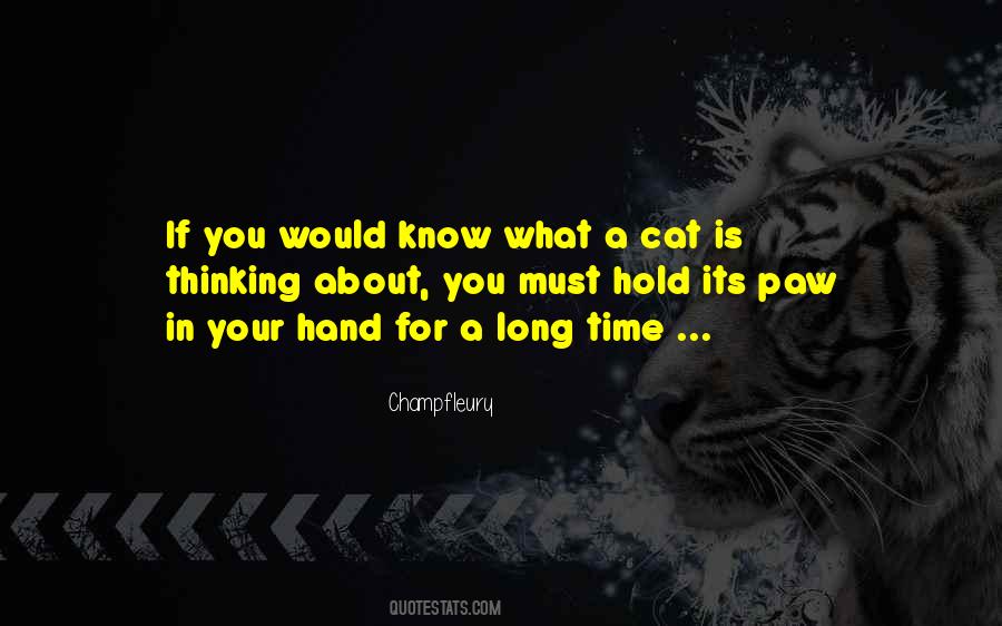 Cat Thinking Quotes #703814