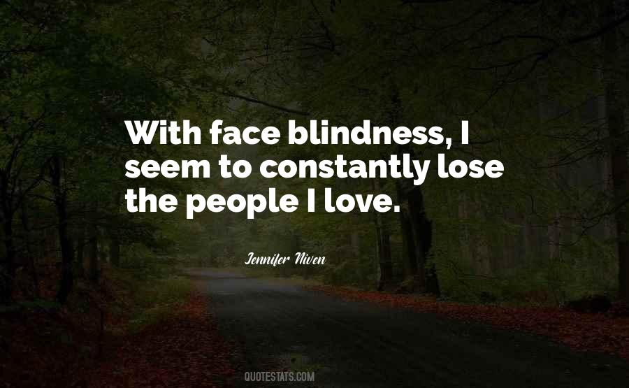 Blindness Love Quotes #1432111