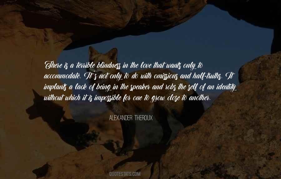 Blindness Love Quotes #1592993