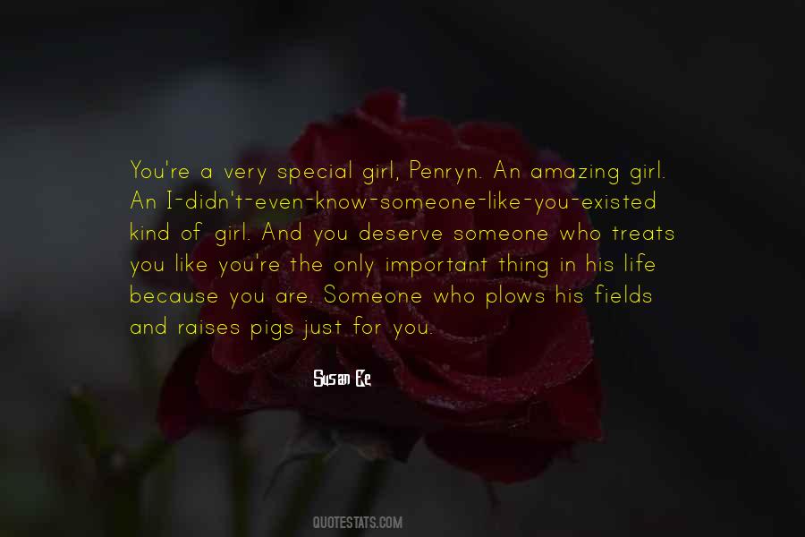 An Amazing Girl Quotes #1705113