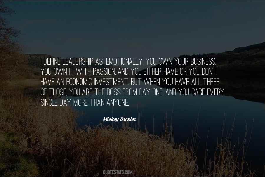 Boss Business Quotes #274594