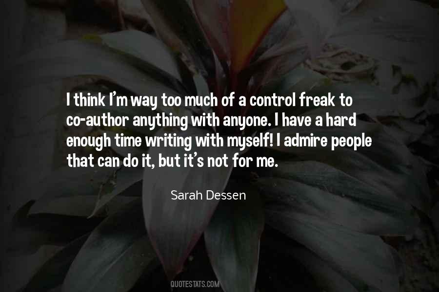Too Much Control Quotes #1703039