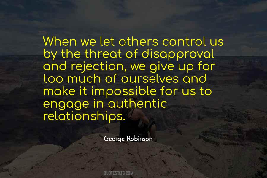 Too Much Control Quotes #400528