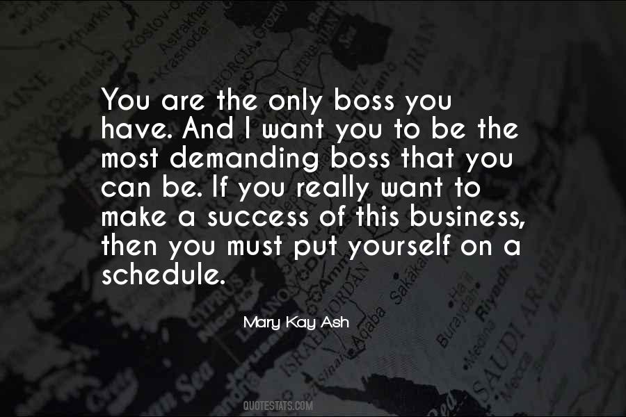 Success Boss Quotes #56685