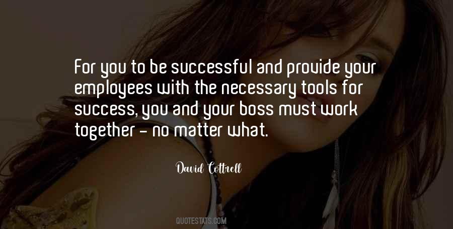 Success Boss Quotes #901597