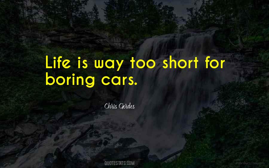 Short Car Quotes #923914