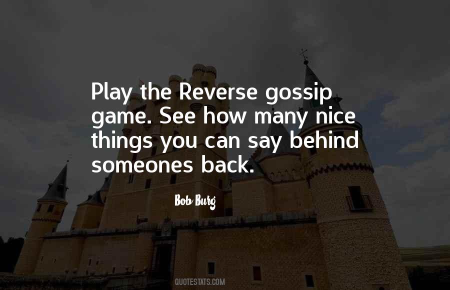 Back Gossip Quotes #1733681