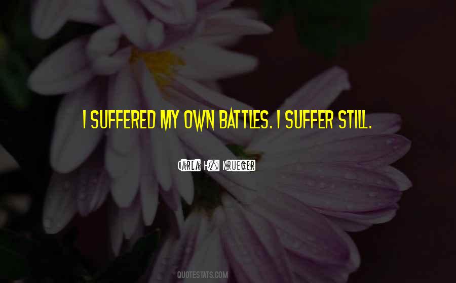 My Battles Quotes #373357